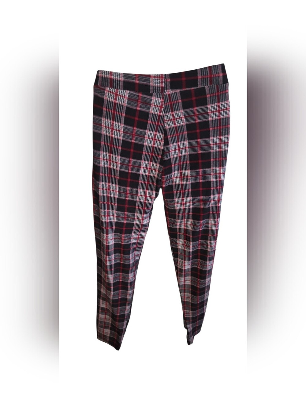 Coco + Carmen Black & Red Plaid Skinny Pants - Picture 10 of 11